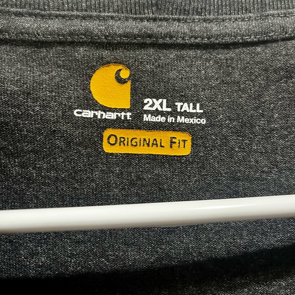 Carhartt Original fit grey short sleeve crew neck t-shirt - Picture 4 of 12